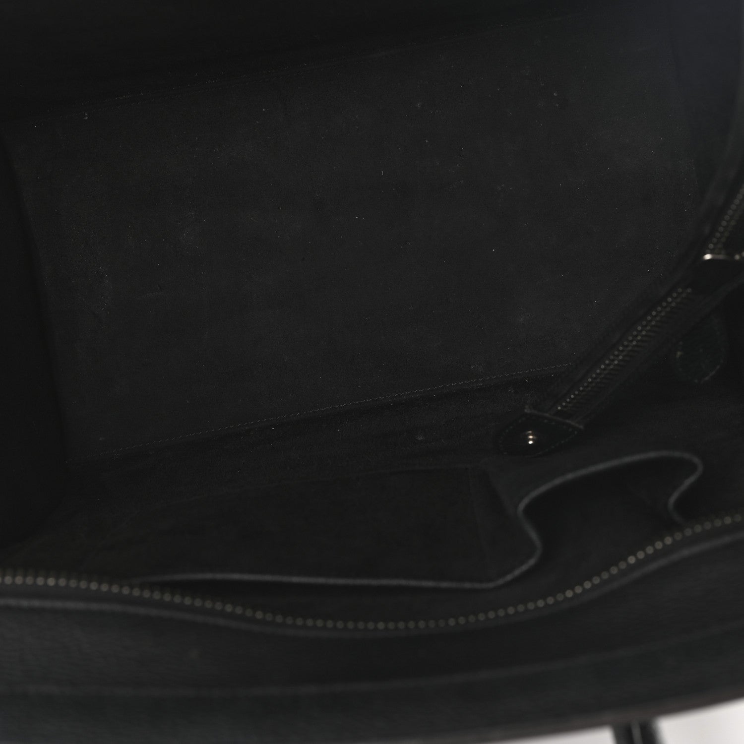 Celine Drummed Calfskin Mini Luggage Black 5 of 12