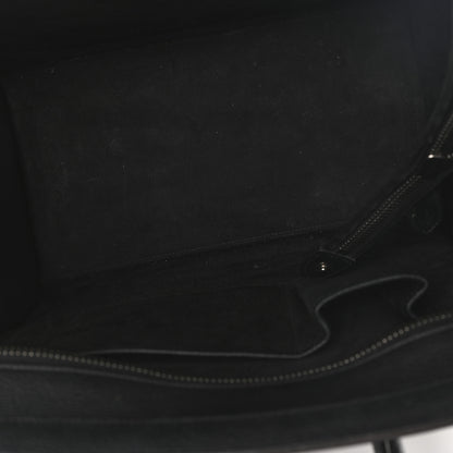 Celine Drummed Calfskin Mini Luggage Black 5 of 12