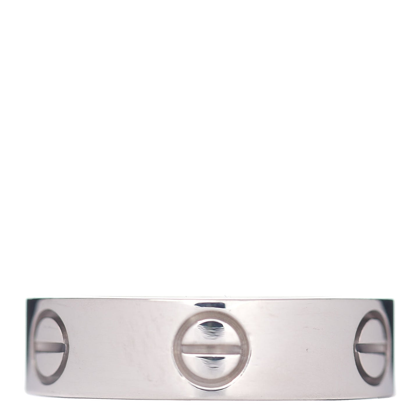 18K White Gold 5.5mm LOVE Ring 55 7.25