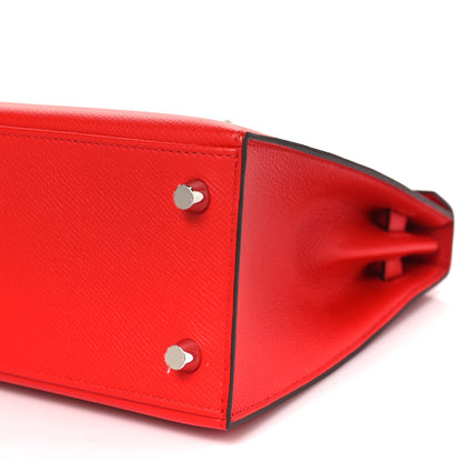 Hermes Epsom Kelly Sellier 25 Rouge Casaque 10 of 11