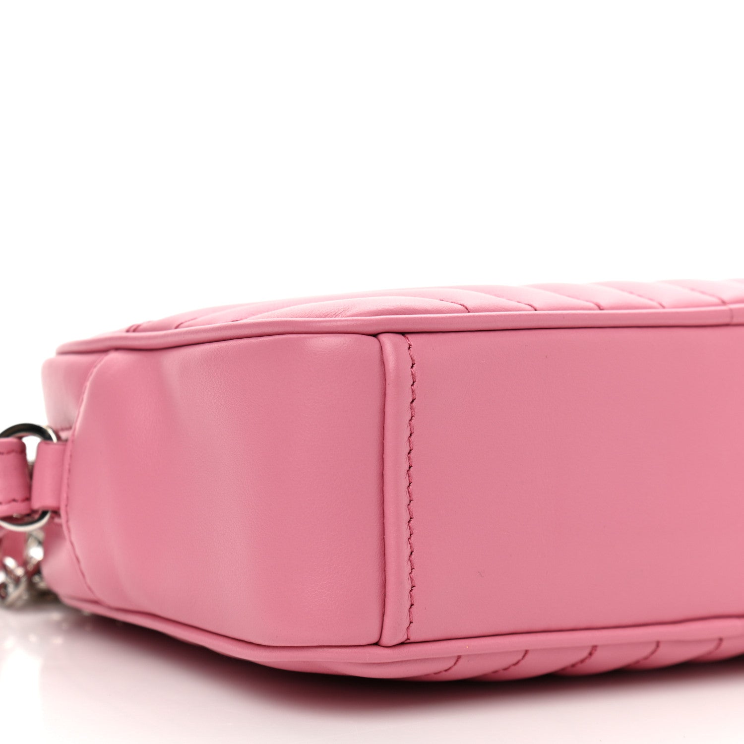 Prada Soft Calfskin Diagramme Camera Bag Begonia 9 of 10