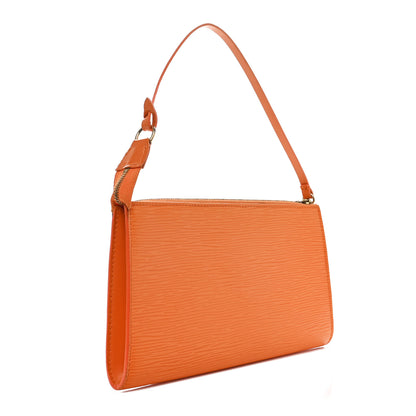Louis Vuitton Epi Pochette Accessories 24 Mandarin 3 of 10