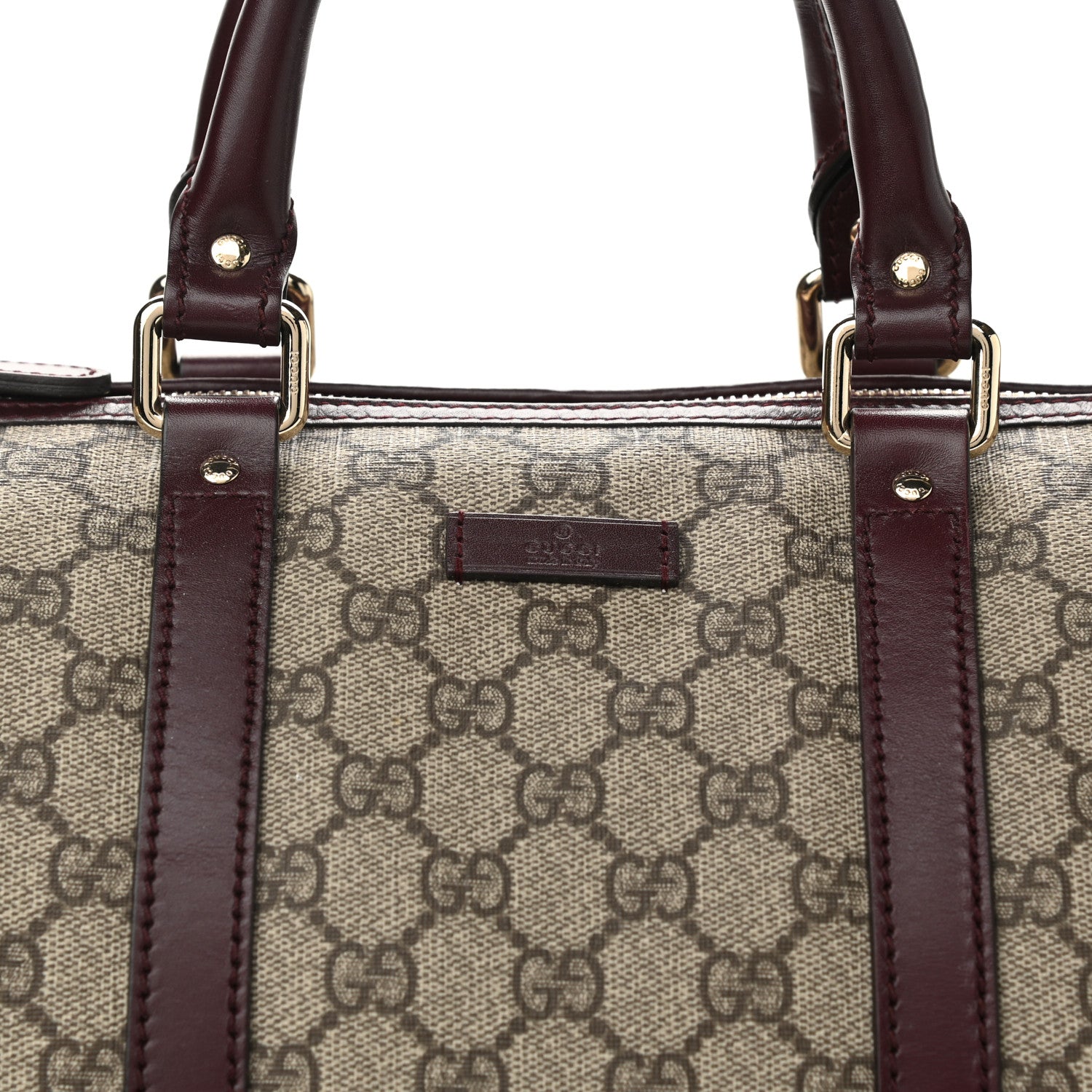 Gucci GG Plus Monogram Medium Joy Boston Bordeaux 8 of 10