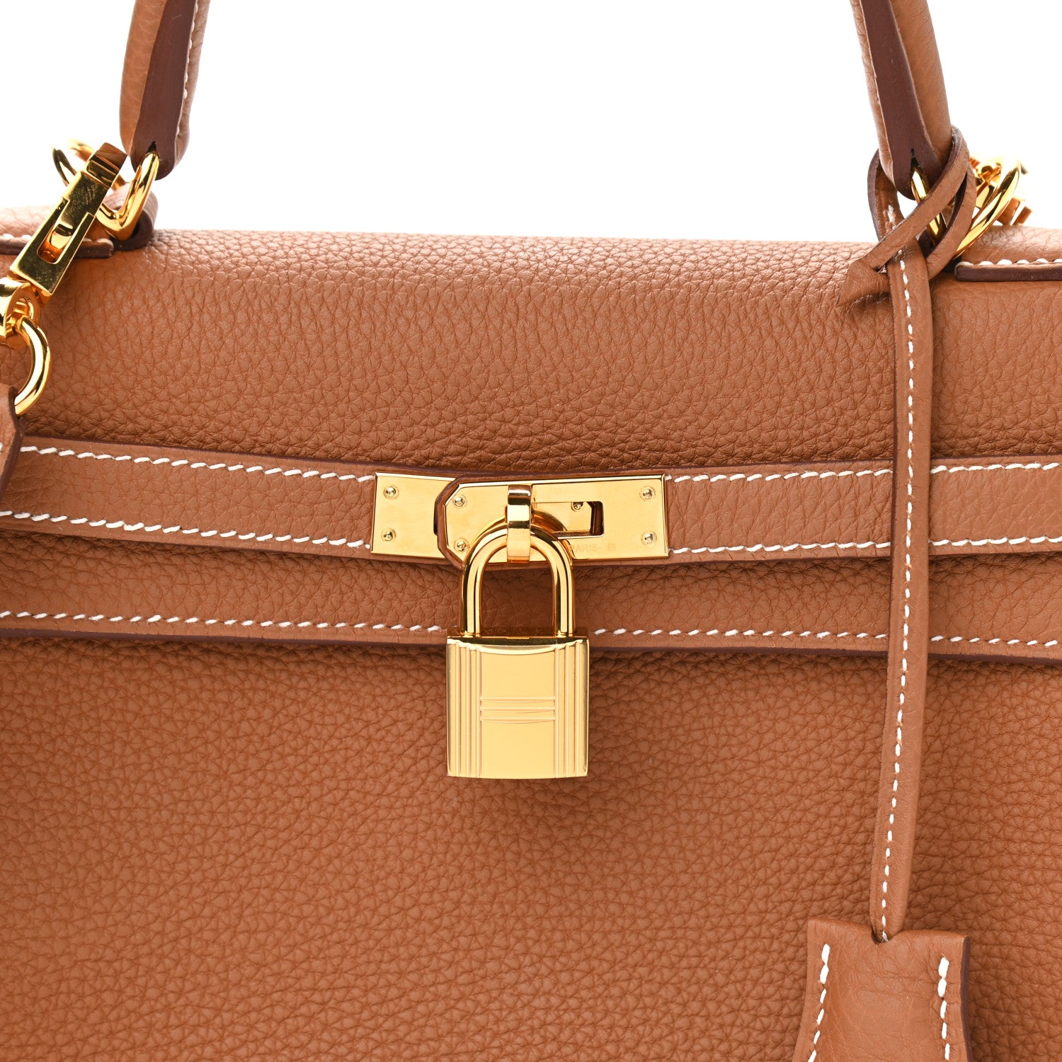Hermes Togo Kelly Retourne 25 Gold 8 of 11
