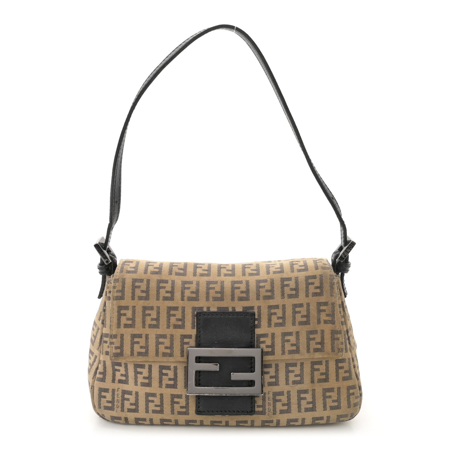 Fendi Zucchino Mini Mama Baguette Beige 1 of 12