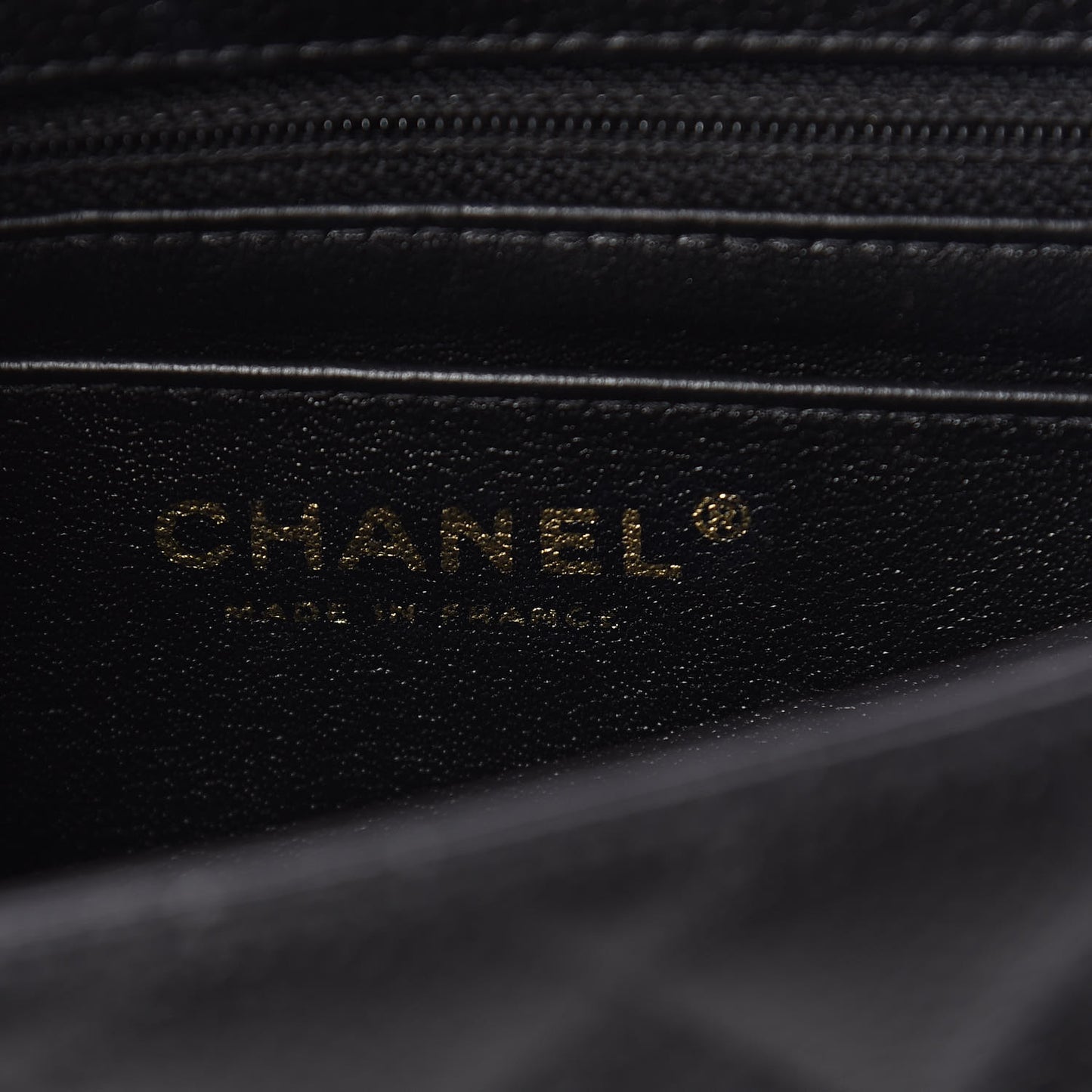 Caviar Quilted Mini Square Flap Black