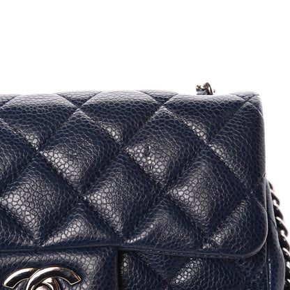 Chanel Caviar Quilted Extra Mini Flap Navy 10 of 10