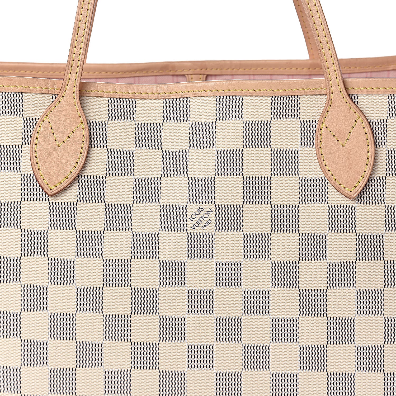Louis Vuitton Damier Azur Neo Neverfull MM Rose Ballerine 18 of 18