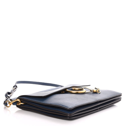 Chloe Calfskin Medium Faye Shoulder Bag Denim Blue 4 of 7