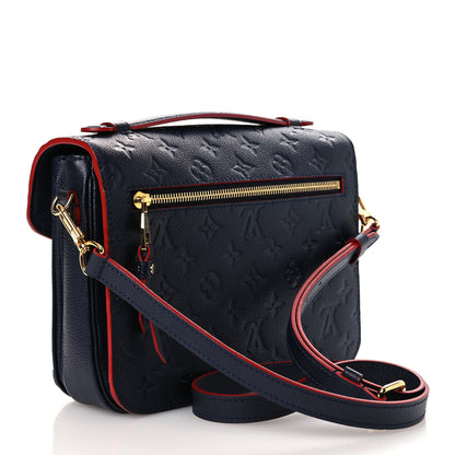 Louis Vuitton Empreinte Pochette Metis Marine Rouge 3 of 9