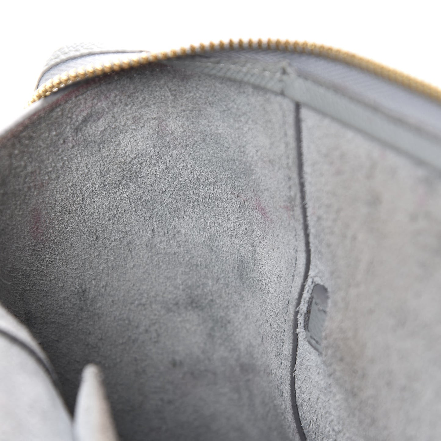 Grained Calfskin Micro Belt Bag Cloud