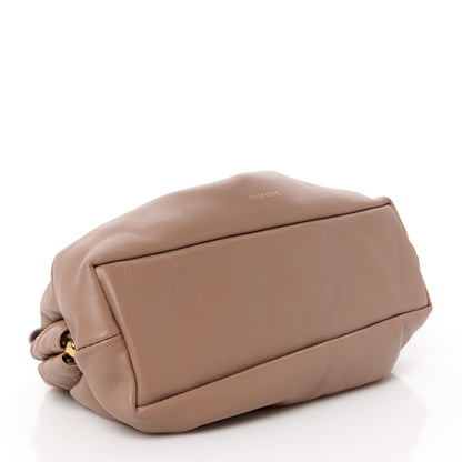 Mansur Gavriel Lambskin Cloud Mini Clutch Biscotto 4 of 10