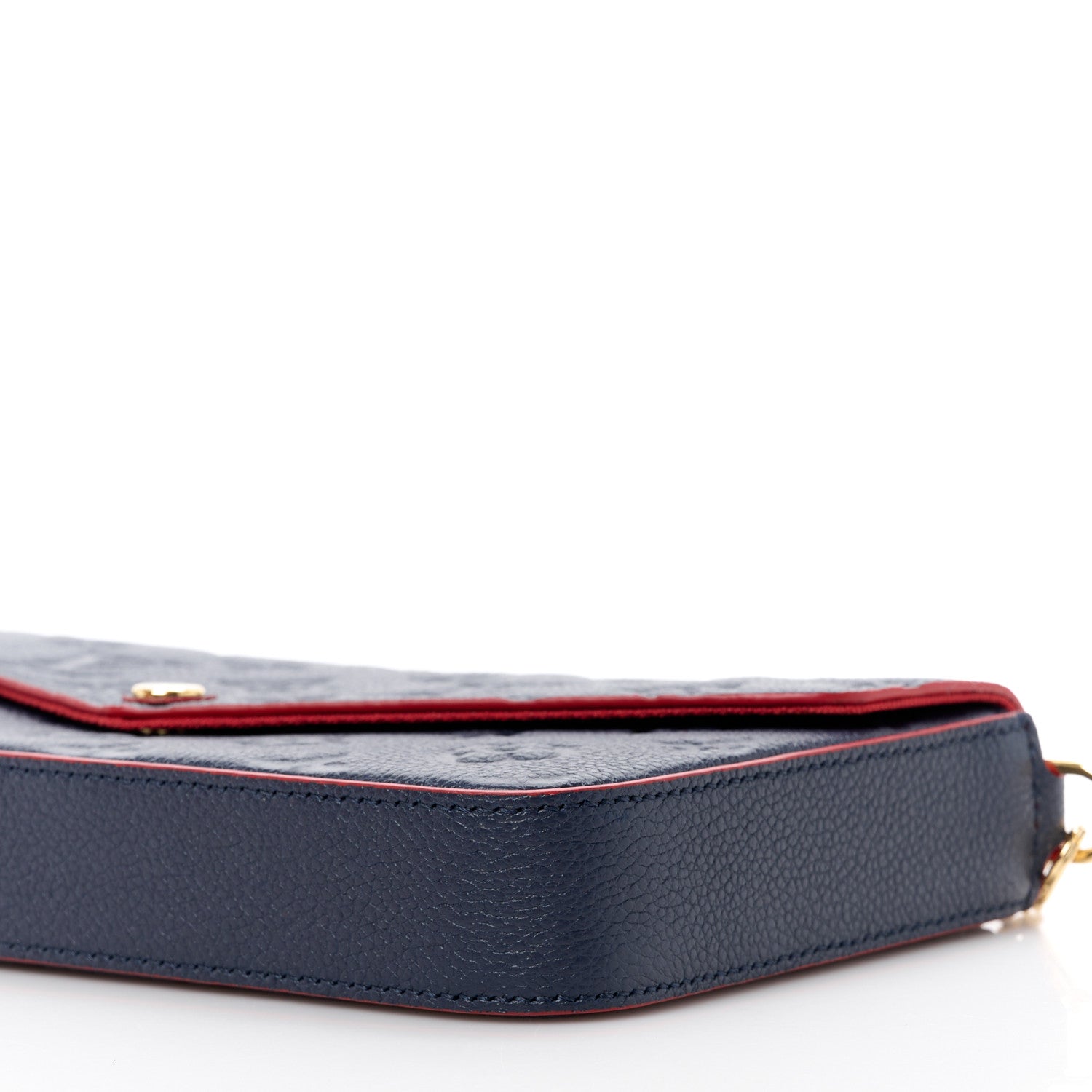 Louis Vuitton Empreinte Pochette Felicie Chain Wallet Marine Rouge 15 of 16