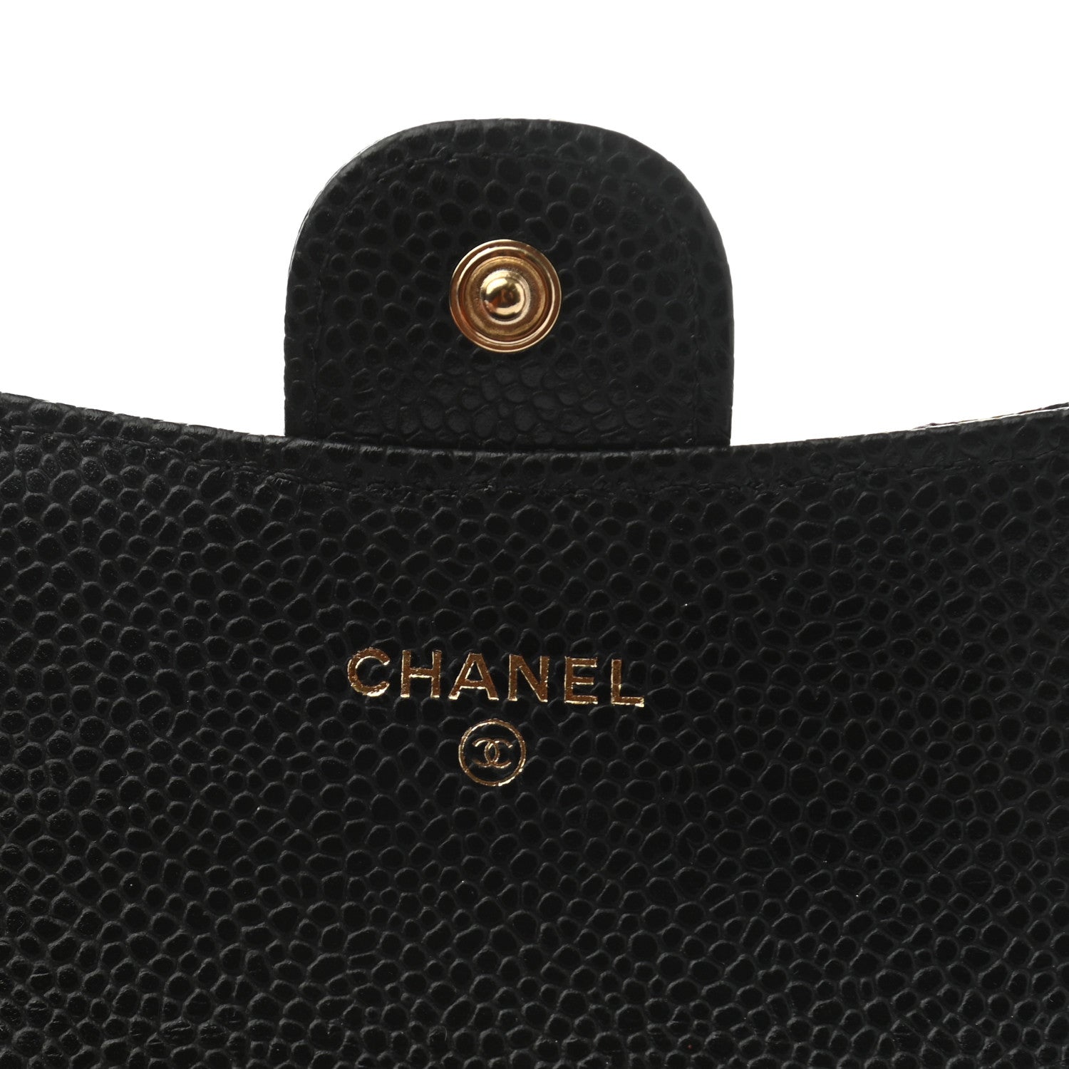 Chanel Caviar Quilted Flap Card Holder Wallet Black 6 of 9