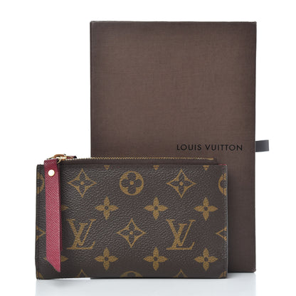 Louis Vuitton Monogram Adele Compact Wallet Fuchsia 9 of 9