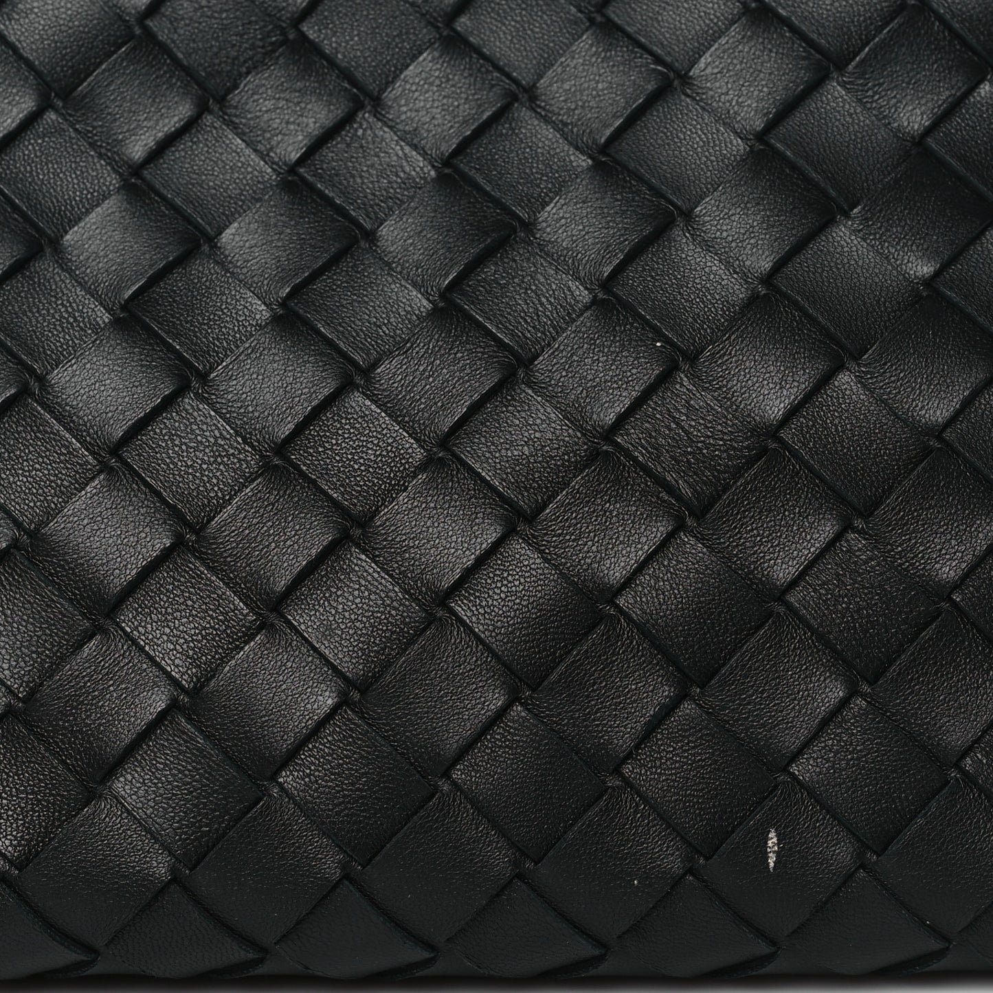 Nappa Intrecciato Tie Shoulder Bag Black Black