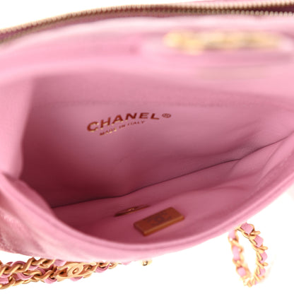 Chanel Shiny Caviar Pick Me Up Flap Belt Bag Pink Pink 6 of 10