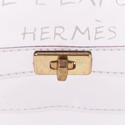 Hermes Vinyl Souvenir De L'Exposition Kelly Transparent 7 of 7