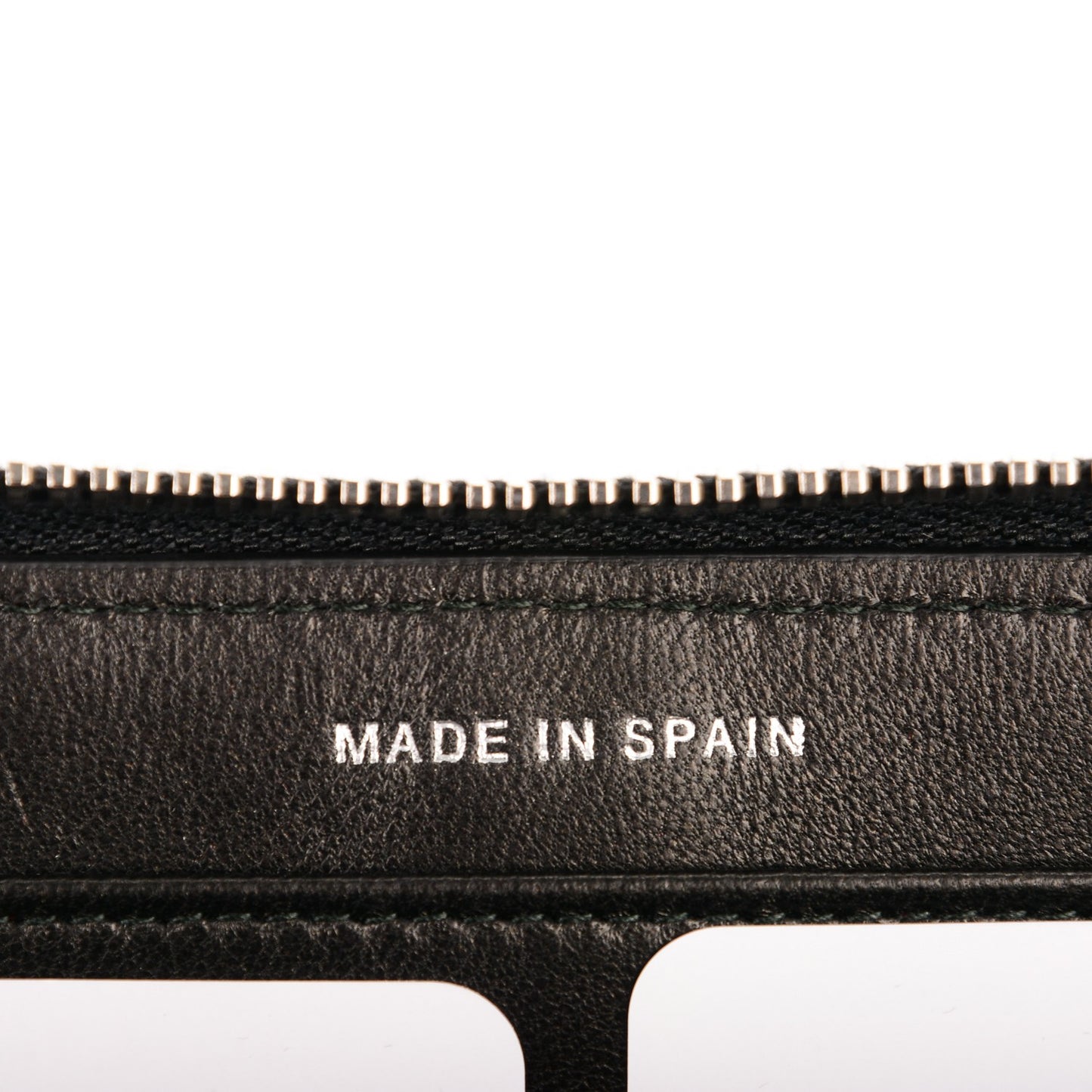 Patent Quilted Coco Boy Zip Around Wallet Black