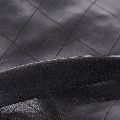 Chanel Lambskin Stitched Medium Ultimate Soft Tote Black 13 of 17