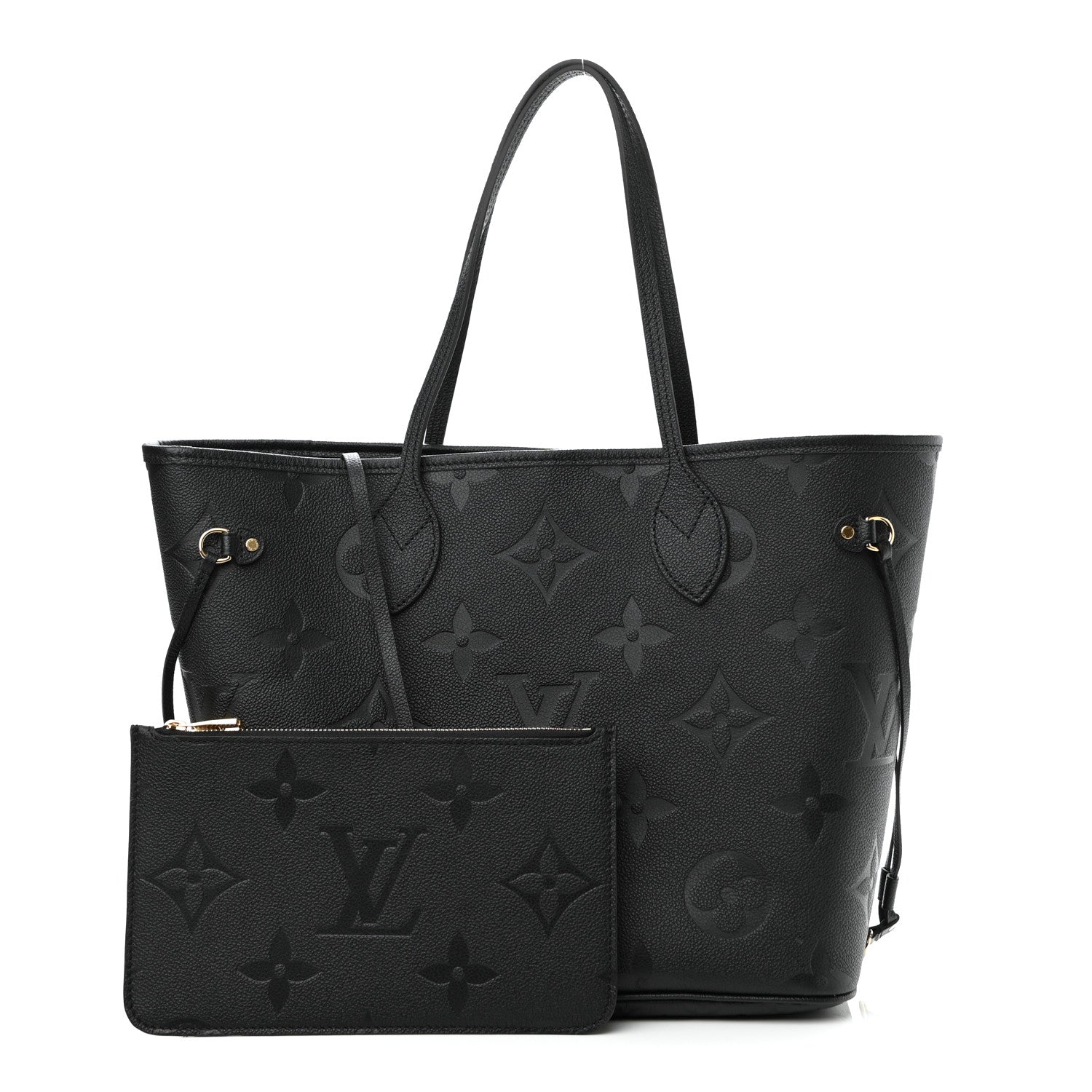 Louis Vuitton Empreinte Monogram Giant Neverfull MM Black 1 of 10