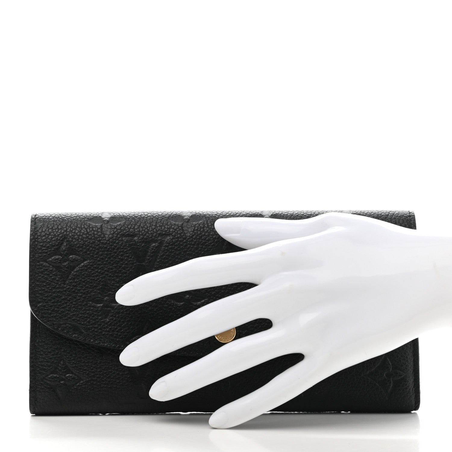 Louis Vuitton Empreinte Emilie Wallet Black Dune 2 of 8