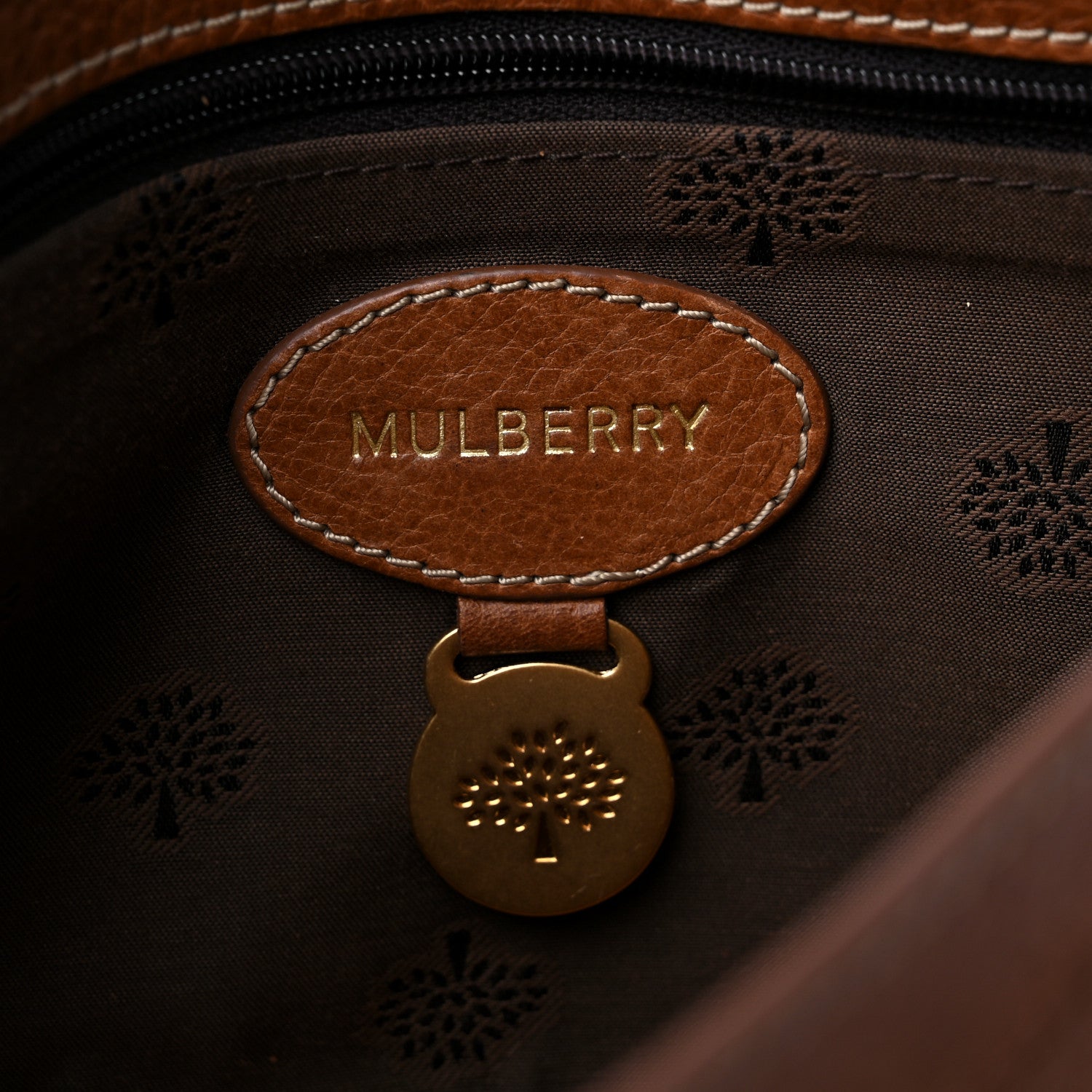 Mulberry Natural Calfskin Small Lily Flap Oak 6 of 19
