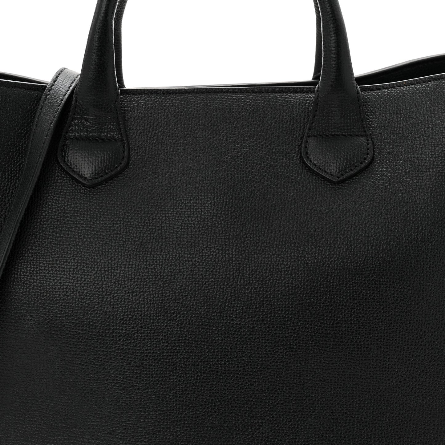 Derby Calfskin House Check Large Banner Tote Black