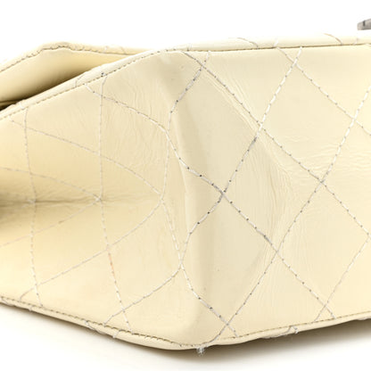 Chanel Distressed Patent Quilted 2.55 Reissue 226 Flap Ivory 10 of 14