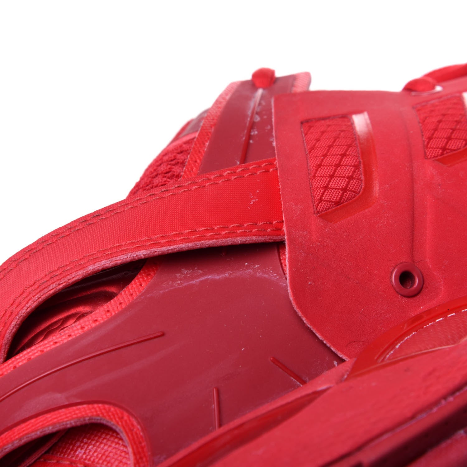 Balenciaga Mesh Nylon Mens Track Sneakers 43 Malboro Red 13 of 15