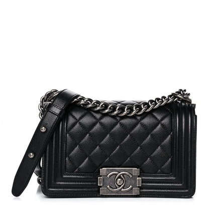 Chanel Caviar Quilted Small Boy Flap Black 1 of 12