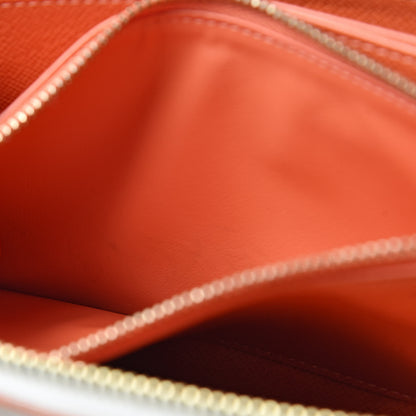 Louis Vuitton Monogram Multicolor Zippy Wallet White Orange 9 of 13