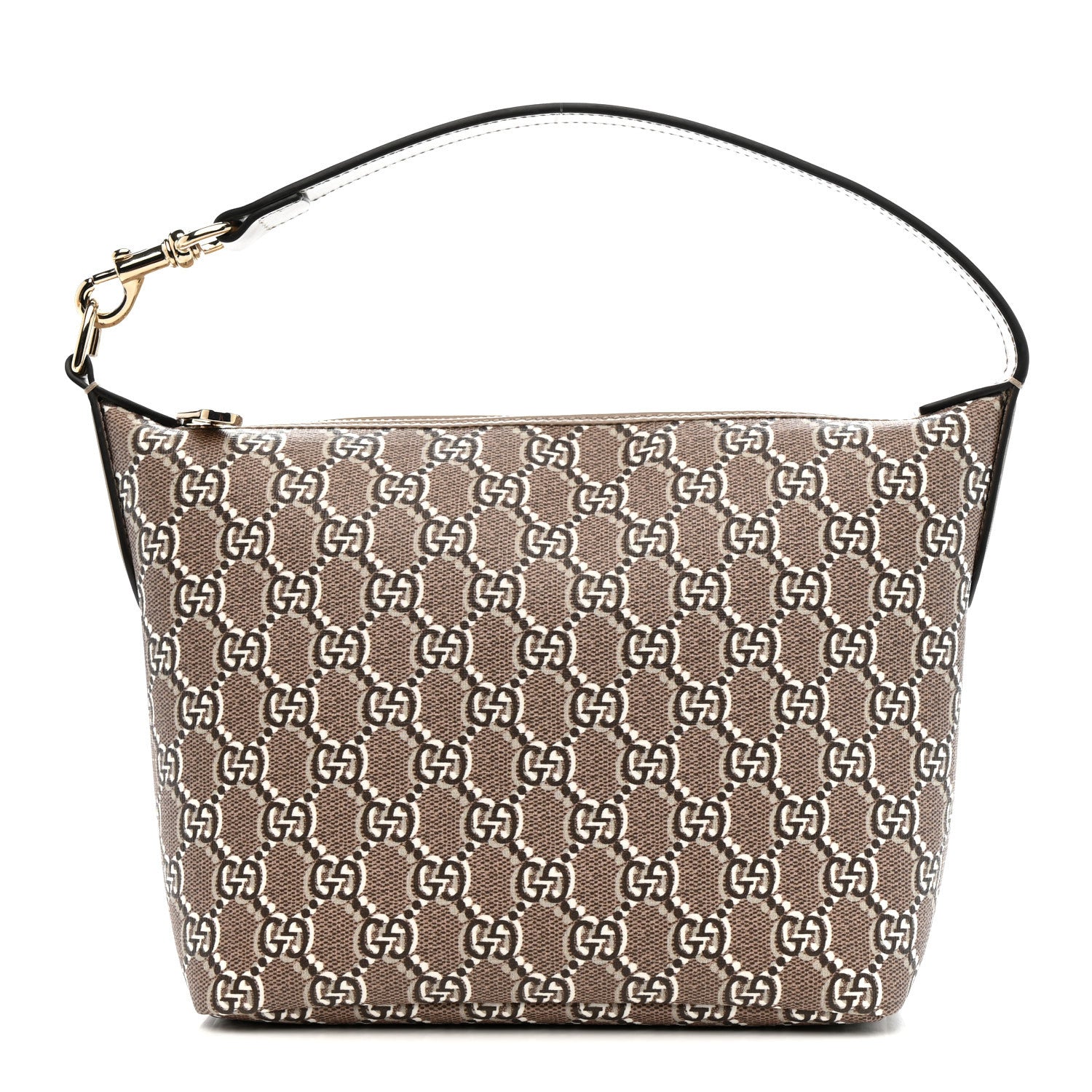 Gucci GG Shadow Monogram Super Mini Ophidia Shoulder Bag Taupe 1 of 10