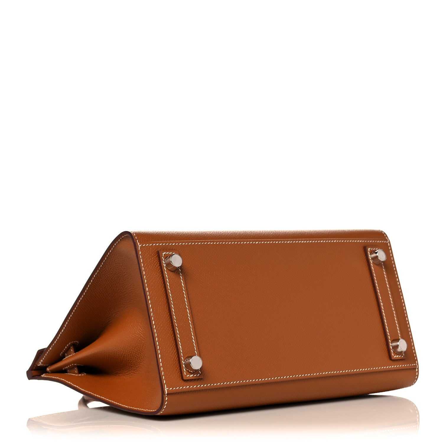 Hermes Madame Calfskin Birkin Sellier 25 Gold 5 of 35