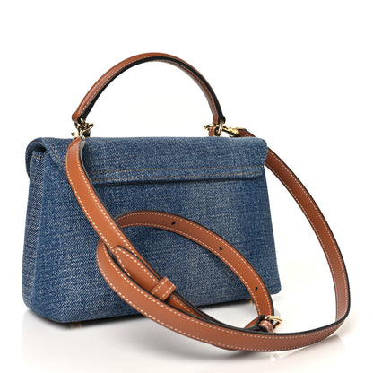 Celine Denim Calfskin Teen Nino Tan 3 of 10