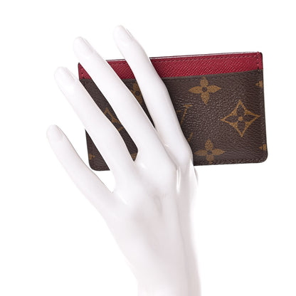 Louis Vuitton Monogram Card Holder Fuchsia 2 of 8