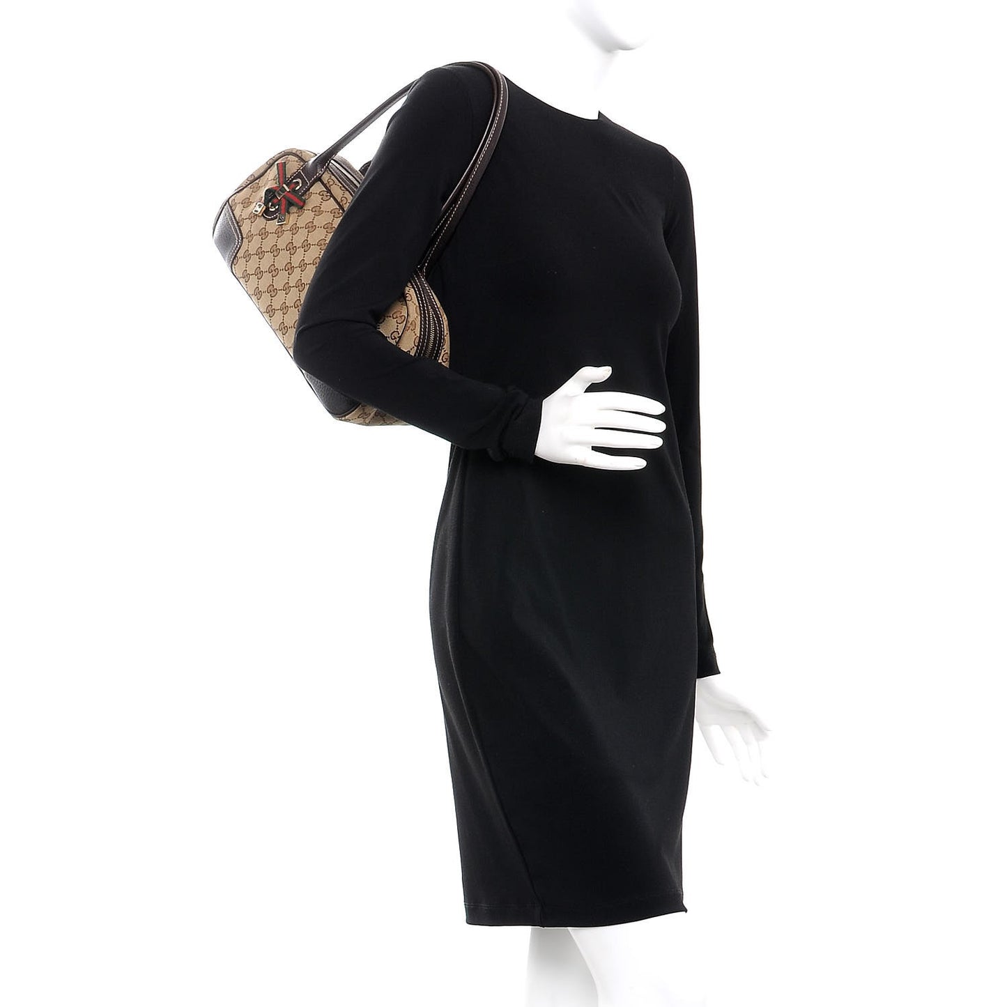 Monogram Small Princy Satchel Dark Brown