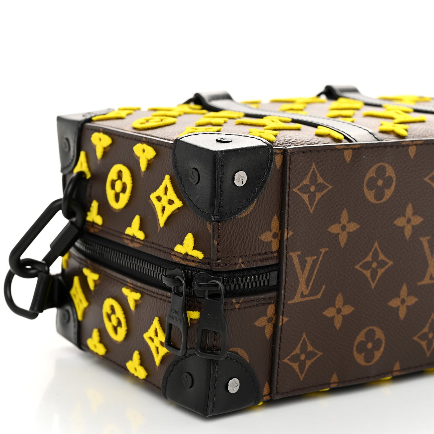 Monogram Tuffetage Speedy Trunk Jaune