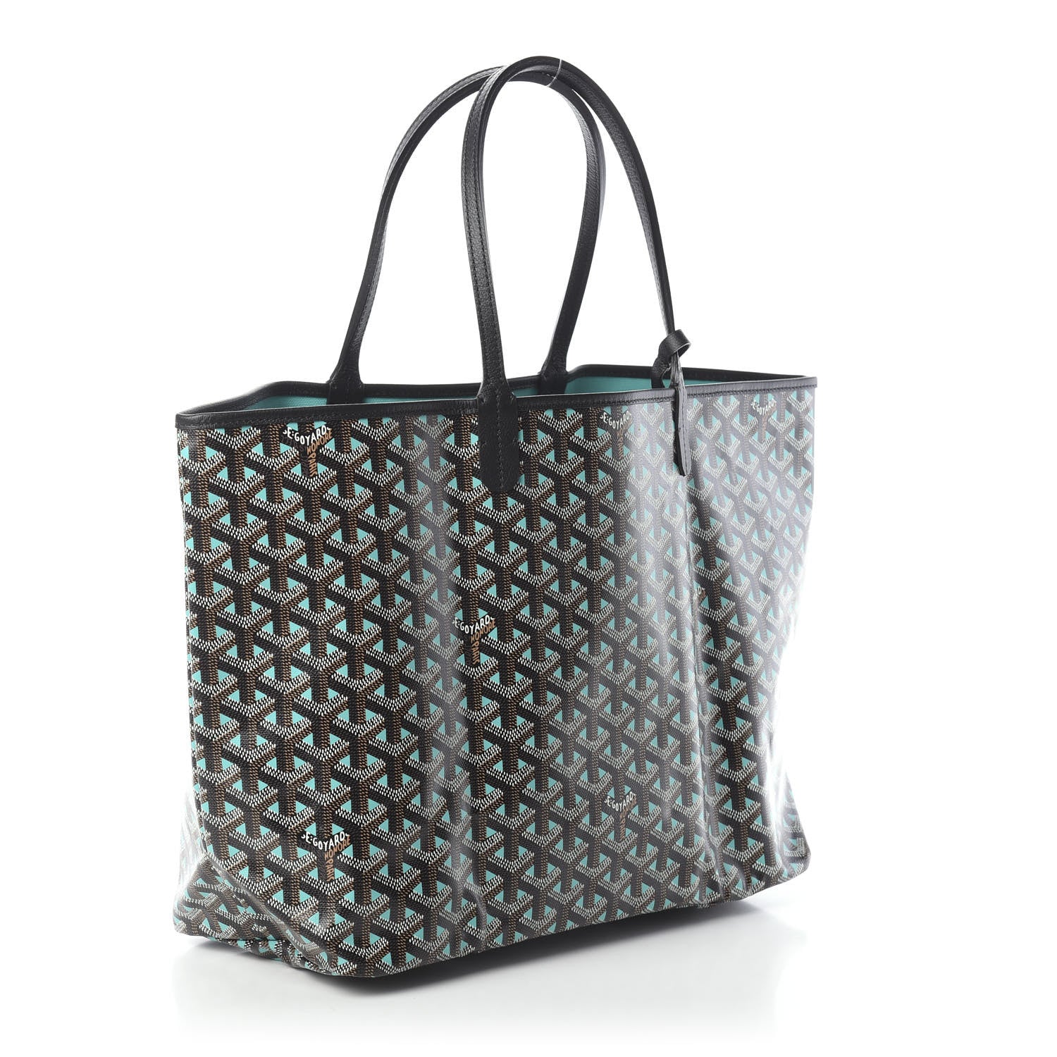 Goyard Goyardine Saint Louis Claire Voie PM Black Blue 3 of 10