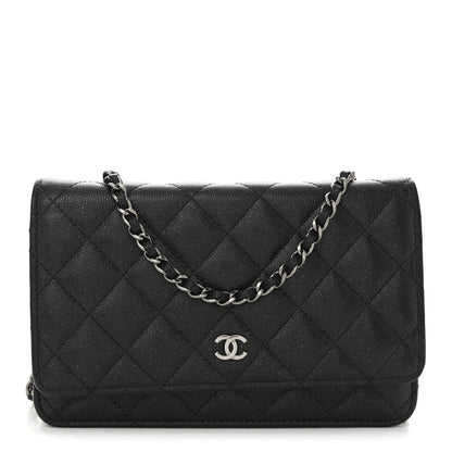 Chanel Caviar Quilted Wallet on Chain WOC Black 1 of 11