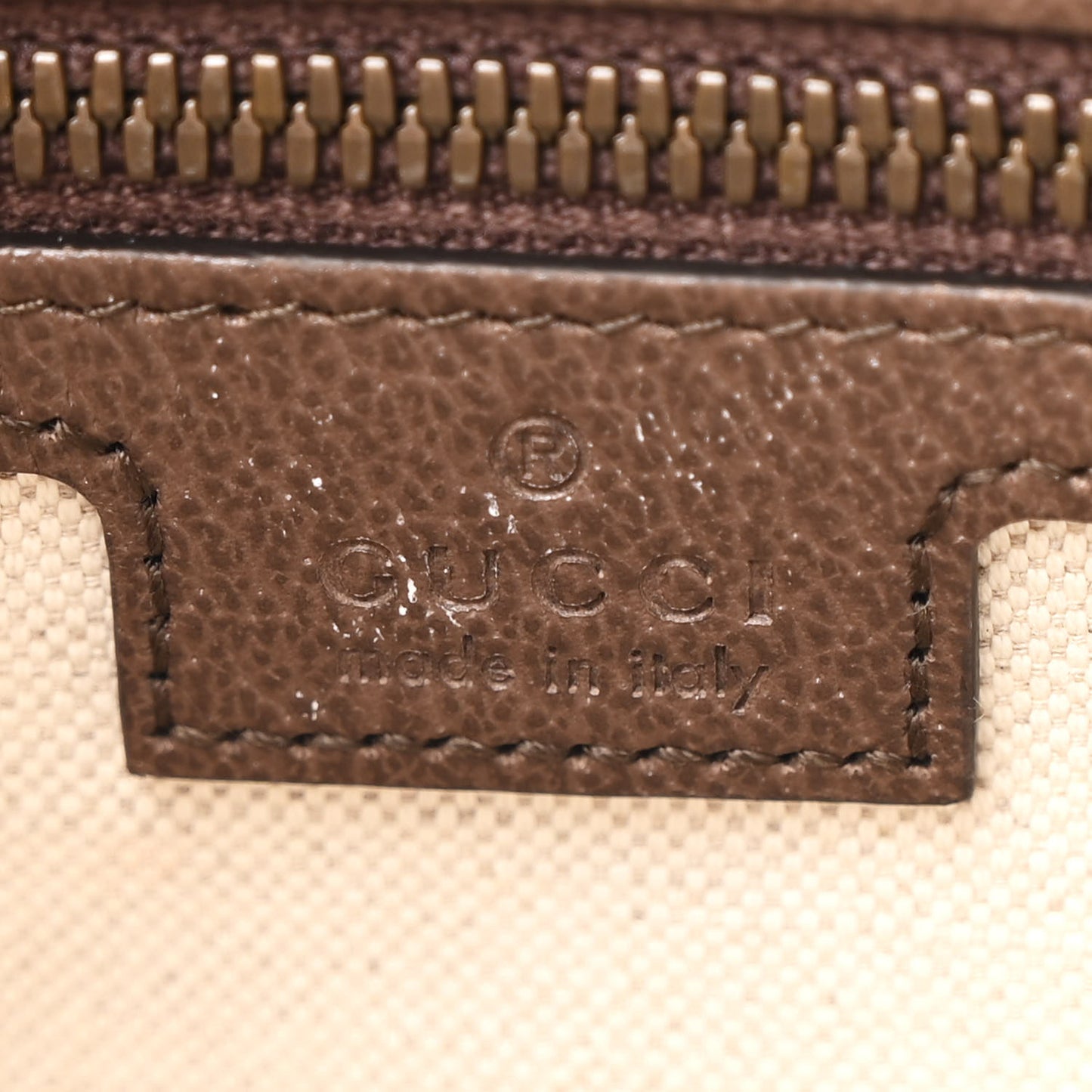 GG Supreme Monogram Web Small Ophidia Messenger Bag Brown