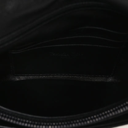 Christian Dior Calfskin Macrocannage Mini Caro Bag Black 4 of 9