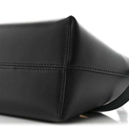 Fendi Vitello King Plexiglass Logo Embossed Mini By The Way Top Handle Boston Bag Black 10 of 10