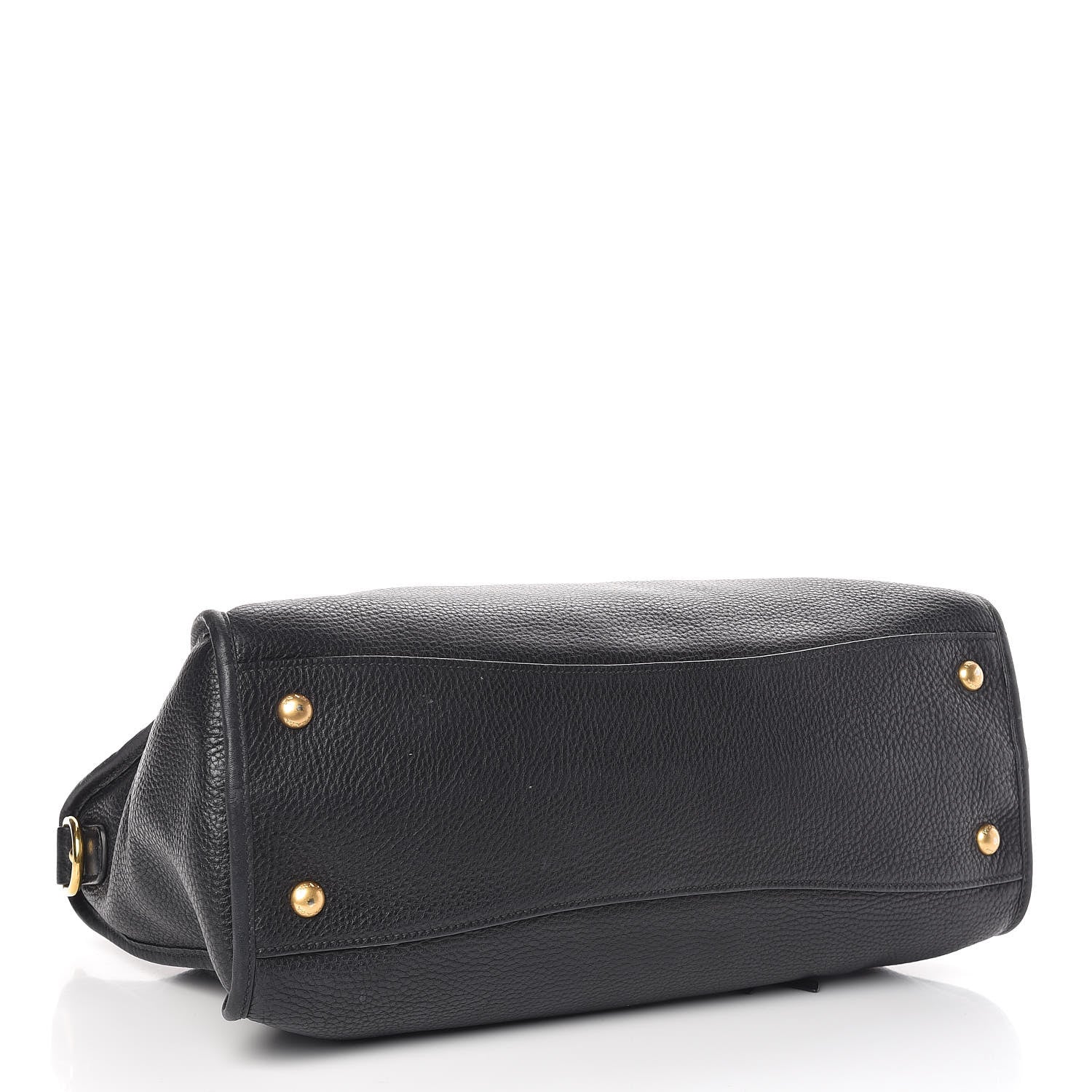 Prada Vitello Daino Shopping Satchel Black 4 of 11