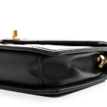 Chanel Lambskin Reversed Chevron Quilted Flap Black 10 of 11