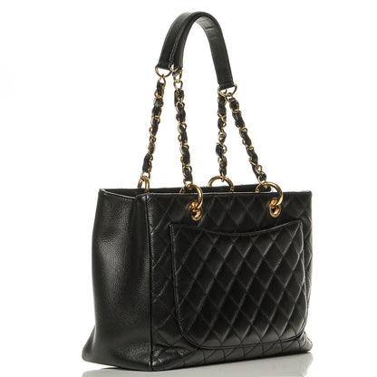 Chanel Caviar Grand Shopping Tote GST Black 3 of 7