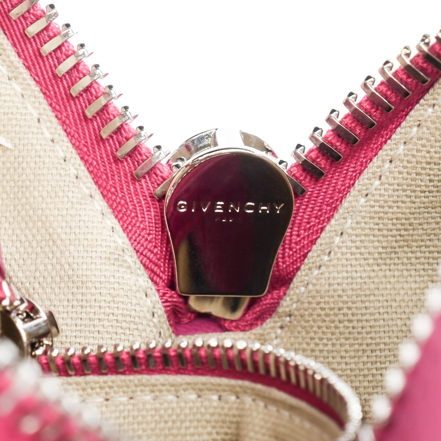 Sugar Goatskin Mini Antigona Magenta