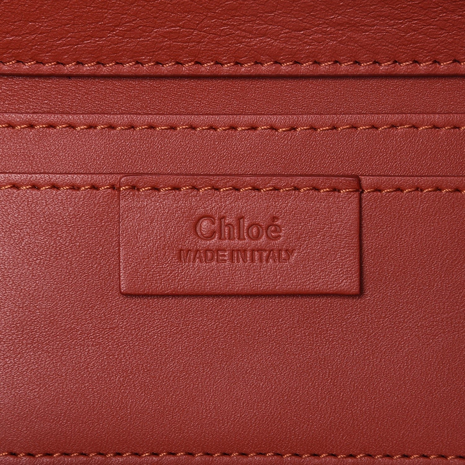 Chloe Calfskin Suede Small Roy Bag Earthy Red 7 of 9