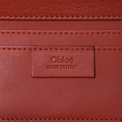 Chloe Calfskin Suede Small Roy Bag Earthy Red 7 of 9