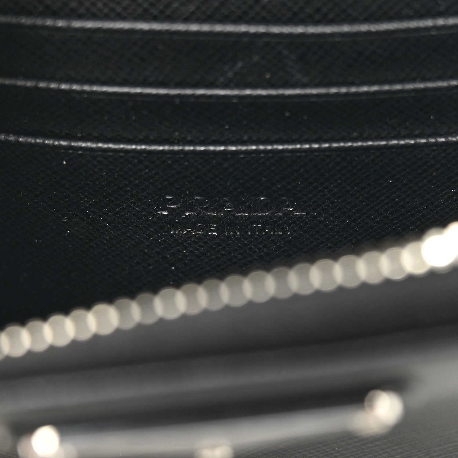 Prada Saffiano Smartphone Case Crossbody Black 7 of 12